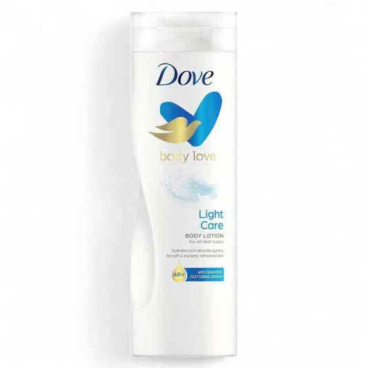 DOVE BODY LOTION LIGHT CARE 400ML