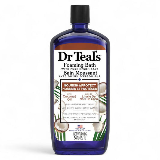 DR TEALS FOAMING BATH COCONUT OIL 1000ML