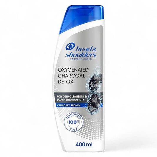 H&S SHAMPOO CHARCOAL DETOX 400ML