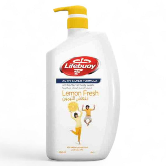 LIFEBUOY ACTIV SILVER LEMON FRESH SHOWER GEL 500ML