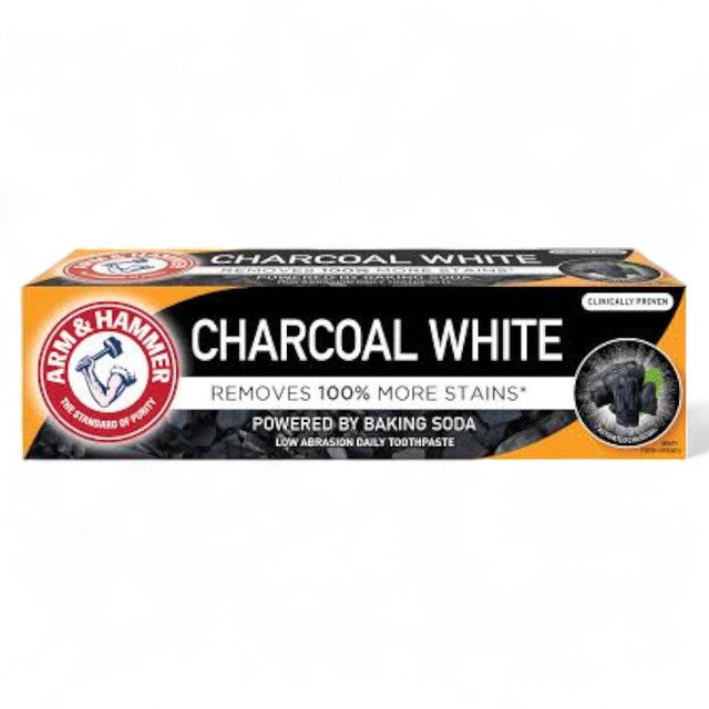 A&H TOOTHPASTE CHARCOAL WHITE 75ML
