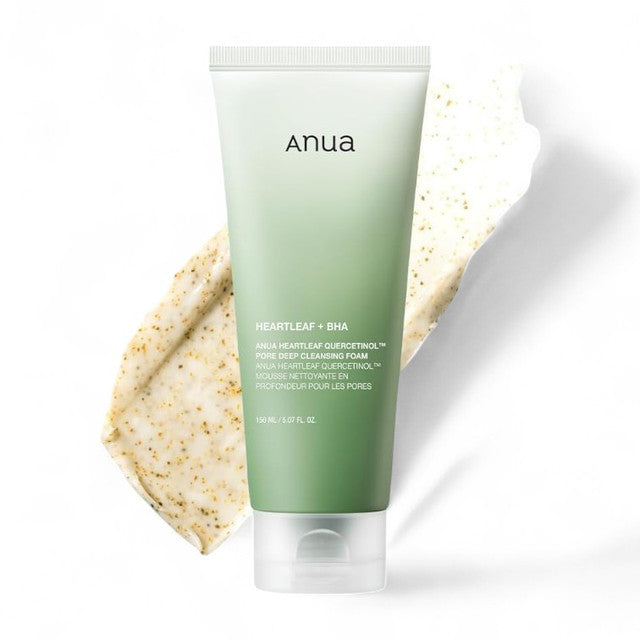ANUA HEARTLEAF QUERCETINOL PORE DEEP CLEANSING FOAM 150 ML