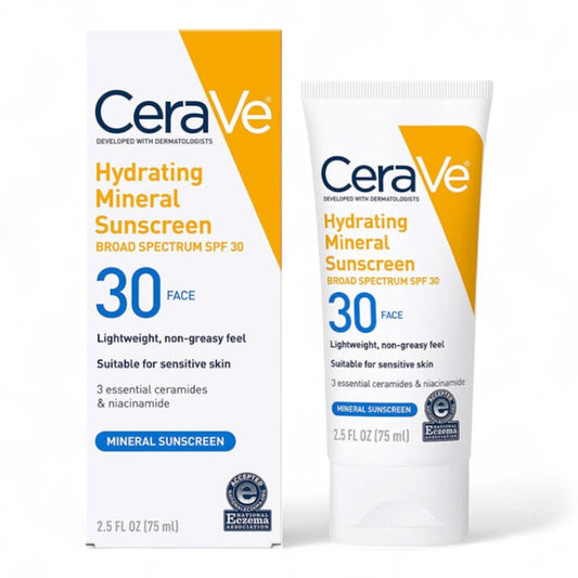 CERAVE HYDRATING MINERAL SUNSCREEN SPF30 75ML