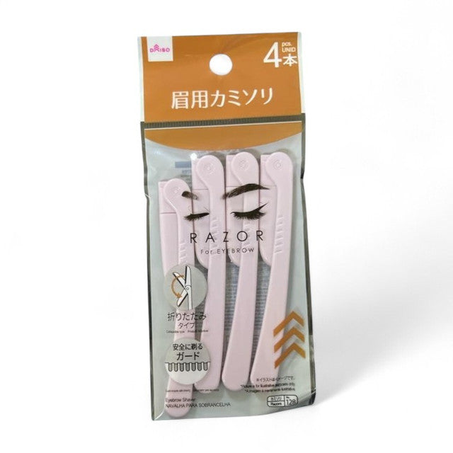 FOLDABLE EYEBROW RAZOR 4 PC 488