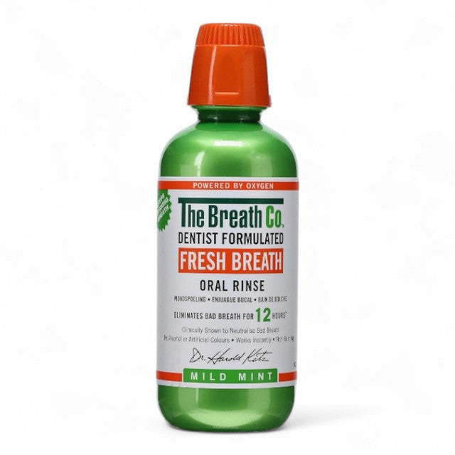 The Breath Co Oral Rinse Mild Mint 500m L