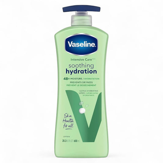 VASELINE BODY LOTION SOOTHING HYDRATION 600ML